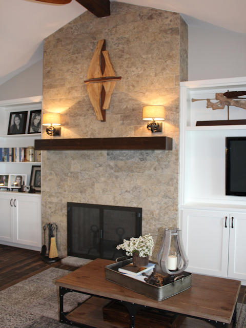 mantle above fireplace2